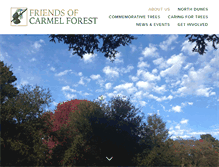 Tablet Screenshot of carmelforest.org